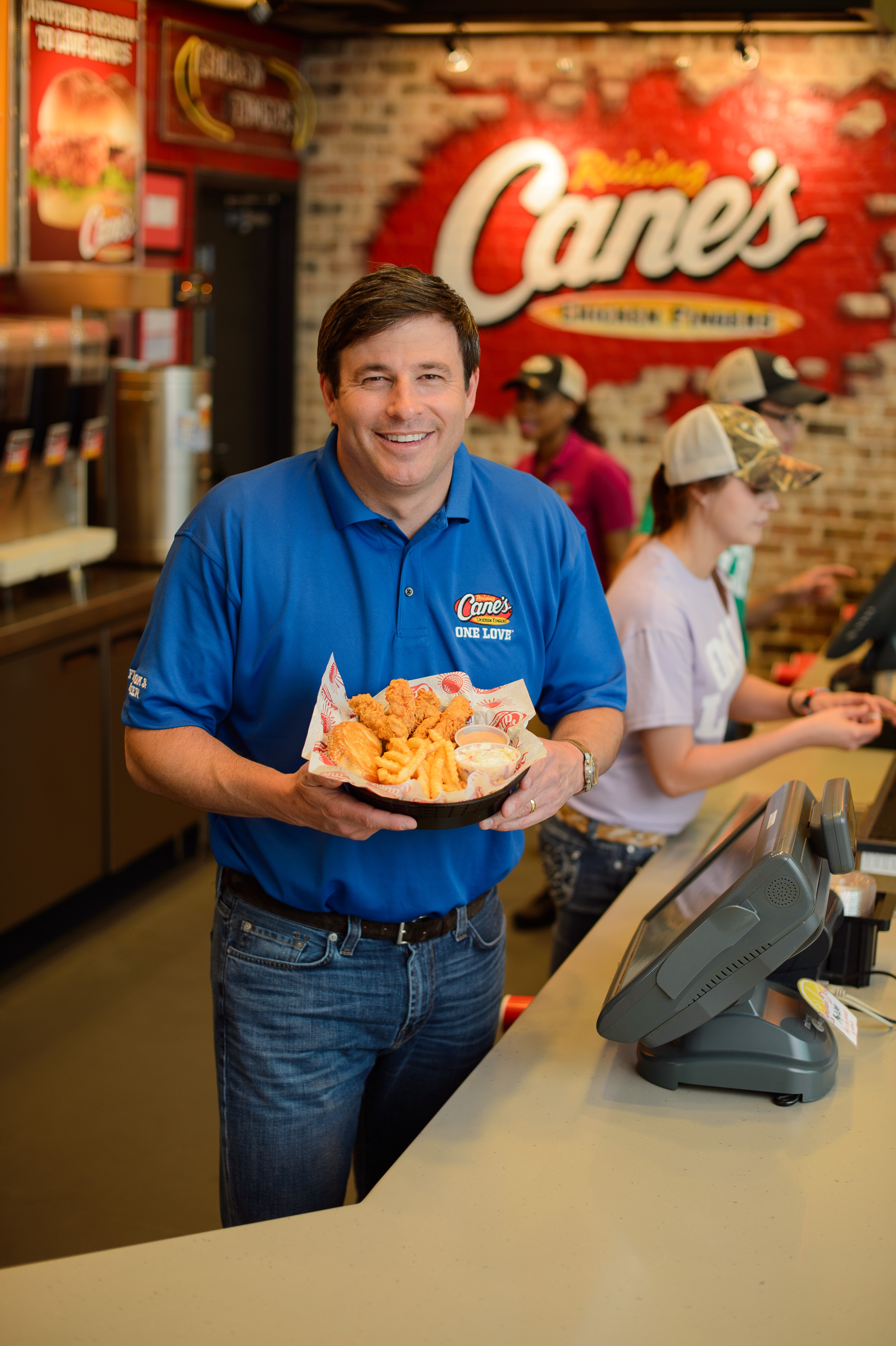 Raising Cane’s Chicken Fingers CEO and founder Todd Graves will speak at UNT as part of business-related events and lectures. Photo credit: Raising Cane’s Chicken Fingers. 